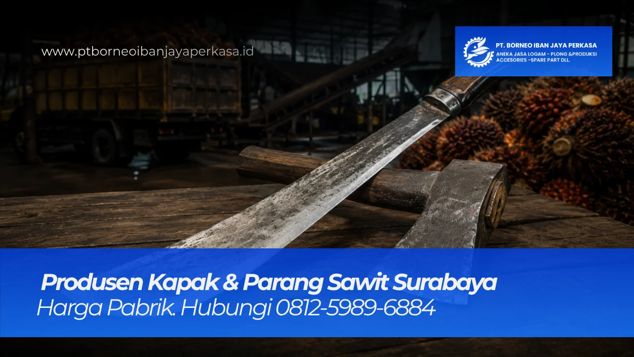 Produsen Kapak & Parang Sawit Surabaya – Kualitas Pabrik, Harga Grosir