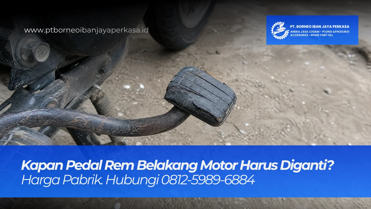 Berapa Lama Pedal Rem Belakang Motor Harus Diganti? Ini Panduannya